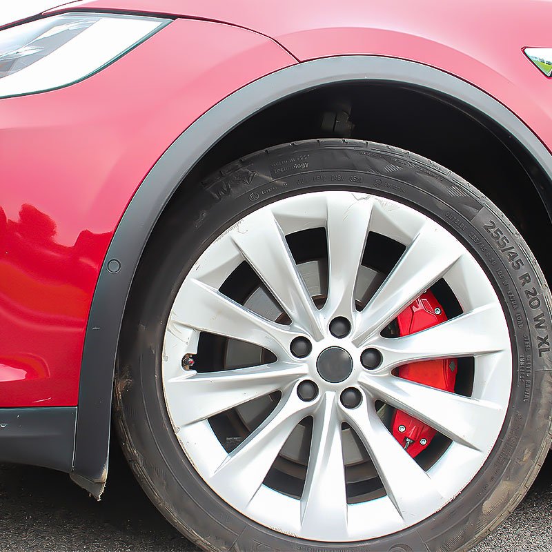Brake Caliper Cover for Tesla Model S X 2019-2021 19 20 Inch Wheel Hub Set of 4Pcs,12 Colors-Logo Sticker Not Included