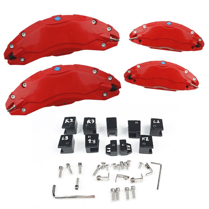 Brake Caliper Cover for Tesla Model S X 2019-2021 19 20 Inch Wheel Hub Set of 4Pcs,12 Colors-Logo Sticker Not Included