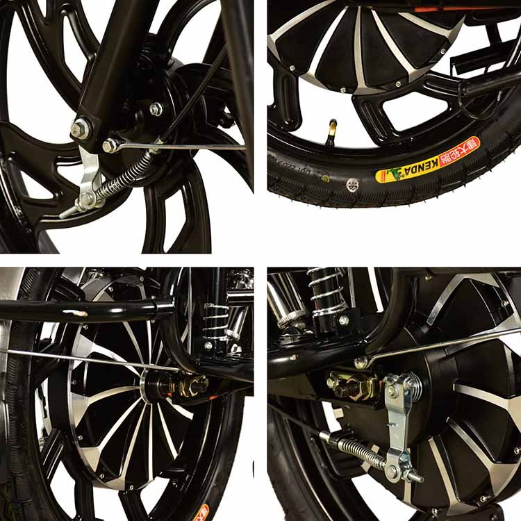 Reliable 48V/60V/72V High-Speed Electric Motorcycles Adults Durable 55Kg Load-Bearing Hub Drum Brake System 1KW Motor Lithium