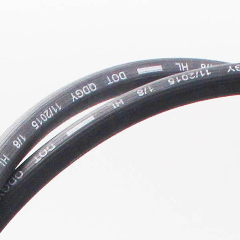 DOT Certificated 1/8" Hl Auto And Motorcycle Rubber Saej1401 Hydraulic Brake Hose Brake Oil Pipe