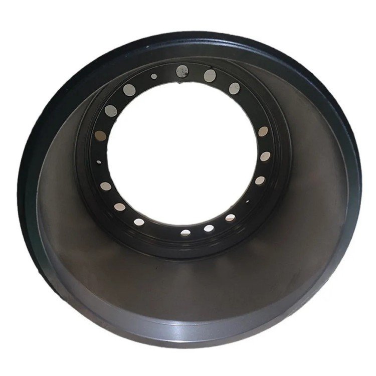 Custom Rear Brake Drum WG9112450001 Heavy Dump Truck Parts for Sinotruck Howo 371 Faw Chassis Drivetrain Rear Axle Accessories
