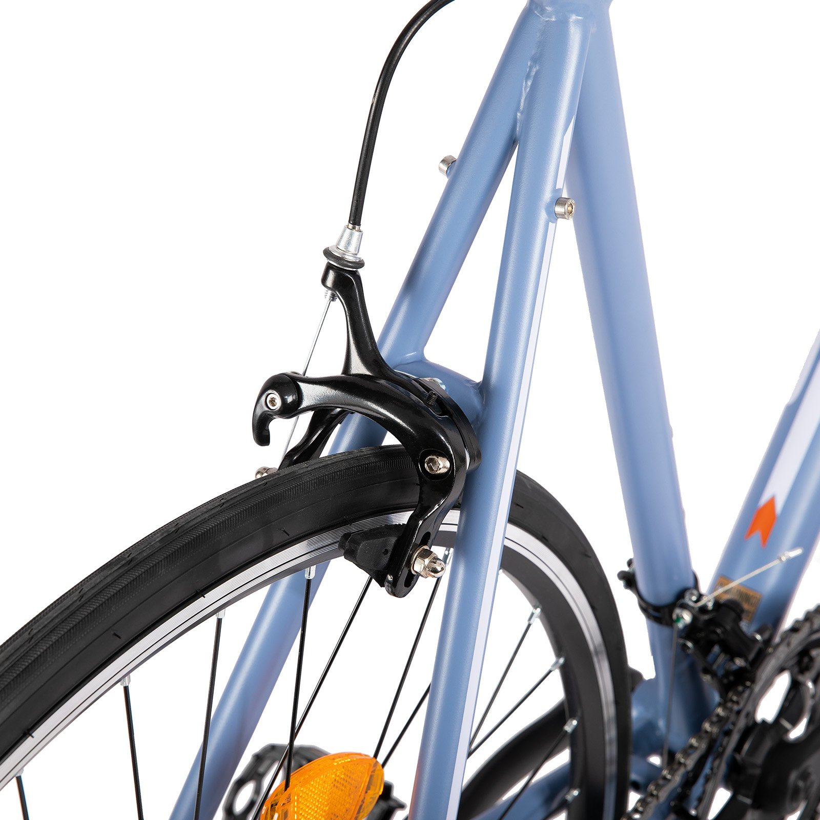 JOYKIE Eu Warehouse 700c Road Bike Steel Frame Road Bicycle Racing Bike 14 Speed Caliper Brake Road Bike for Men