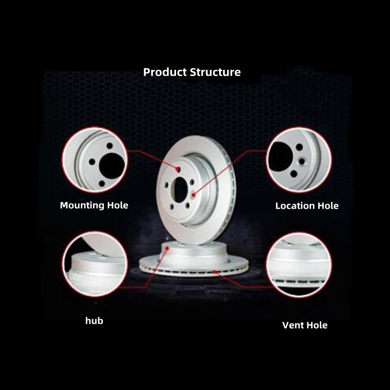 Auto Brake Rotor Brake Disc for jeep Grand Cherokee 1999-2004 52098666 Prt5253