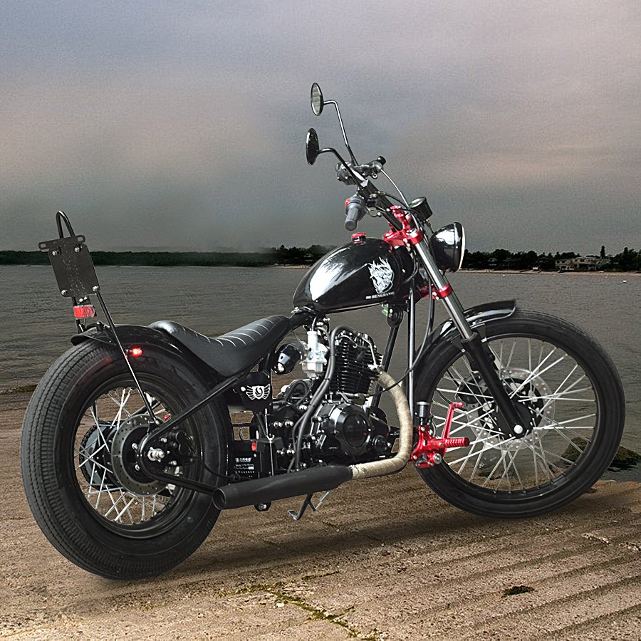 Chopper 250cc Motorcycles with Balance Shaft Custom Double Cylinder