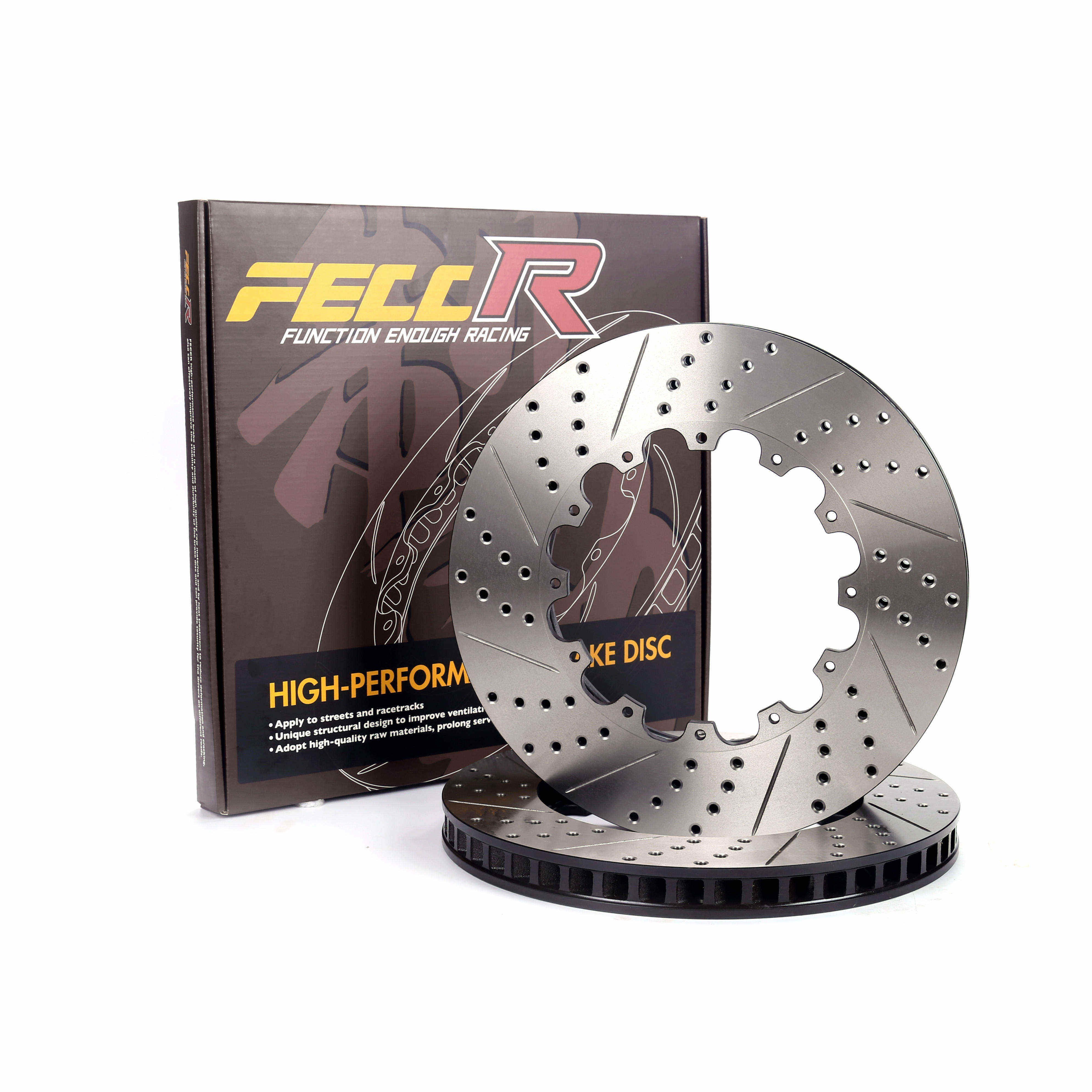 Carbon Ceramic Brake Rotors Brake Disc Front Carbon Ceramic Brakes Disc OEM for 355*32mm K65
