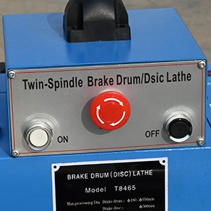 Factory Supplier Brake Disc Lathe Machine Disc Cutting Grinding Brake Lathe Machine for Car Trucks T8465 T8465FCV