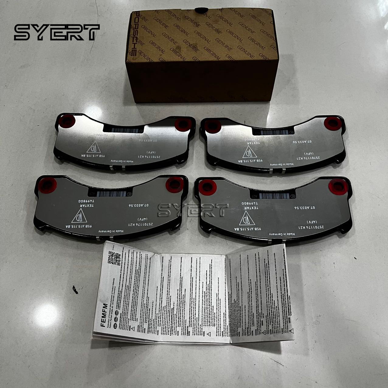 In Stock Brembo Front Ceramic Disc Brake Pads Kit 95835193900 for Porsche Cayenne Macan