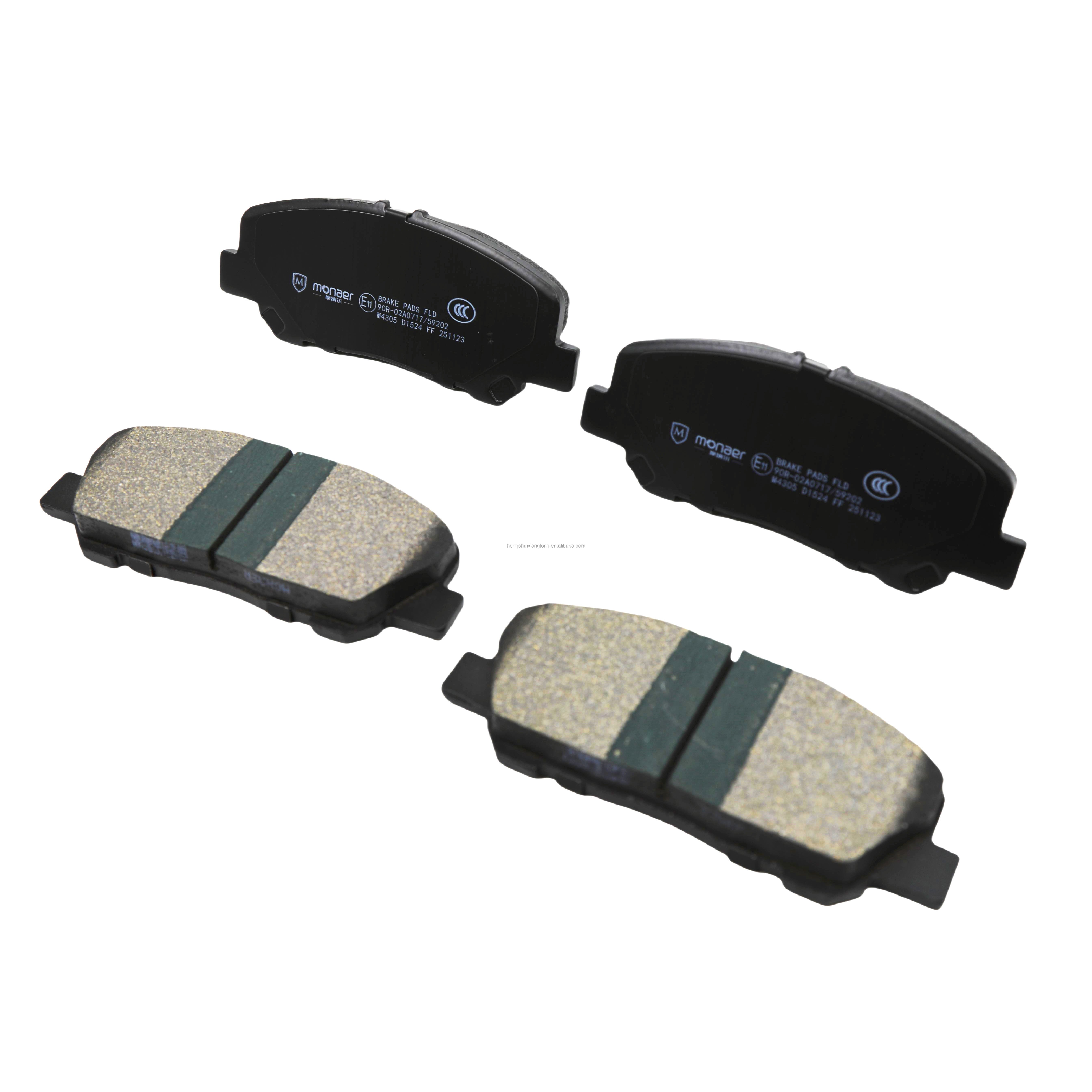 Monaer Ceramic Brake Pads M4305 D1524 Brake System Maintenance Kit for Toyota ALPHARD No Sound, No Dust