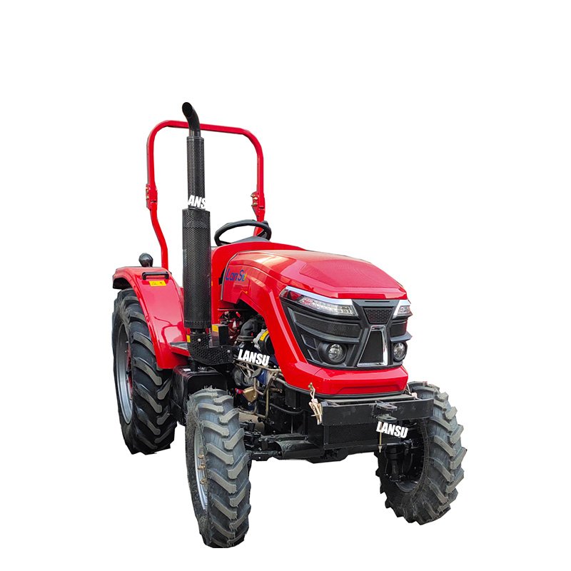 New Type 20HP Gear Drive Compact Tractor Mini Crawler Lawn Tractor Mower Two Wheel Tractor Made in India