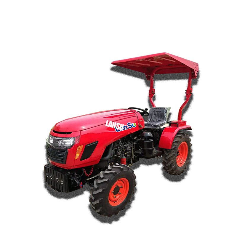 New Type 20HP Gear Drive Compact Tractor Mini Crawler Lawn Tractor Mower Two Wheel Tractor Made in India