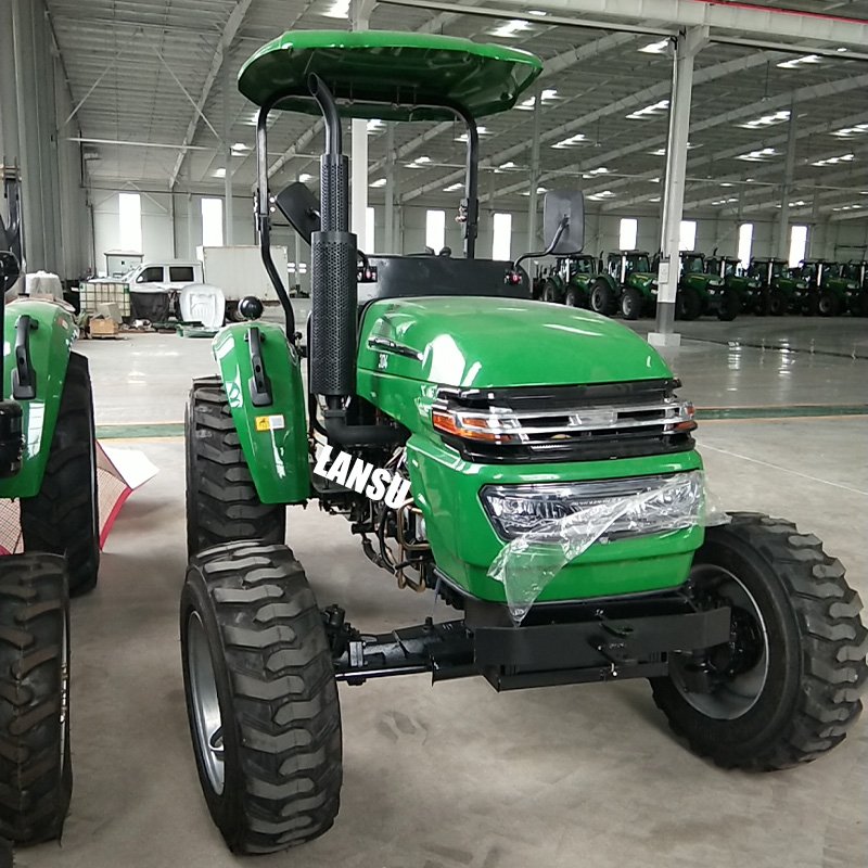 New Type 20HP Gear Drive Compact Tractor Mini Crawler Lawn Tractor Mower Two Wheel Tractor Made in India