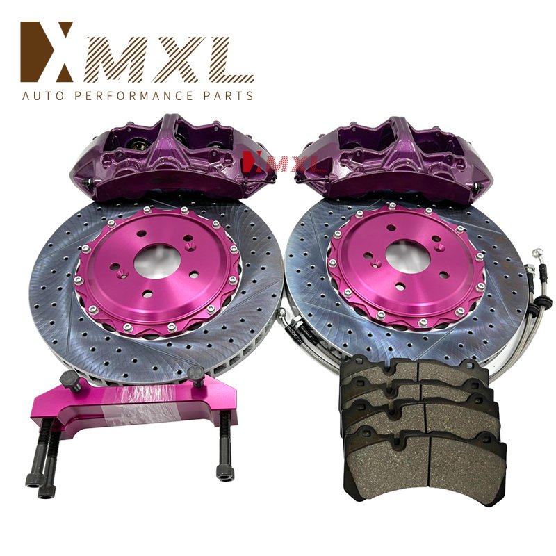 Auto Modified Parts Big 6 Pot Front Disc Brake Caliper Kit for Toyota Innova Hiace Land Cruiser Prado Hyundai Mazda Mitsubishi