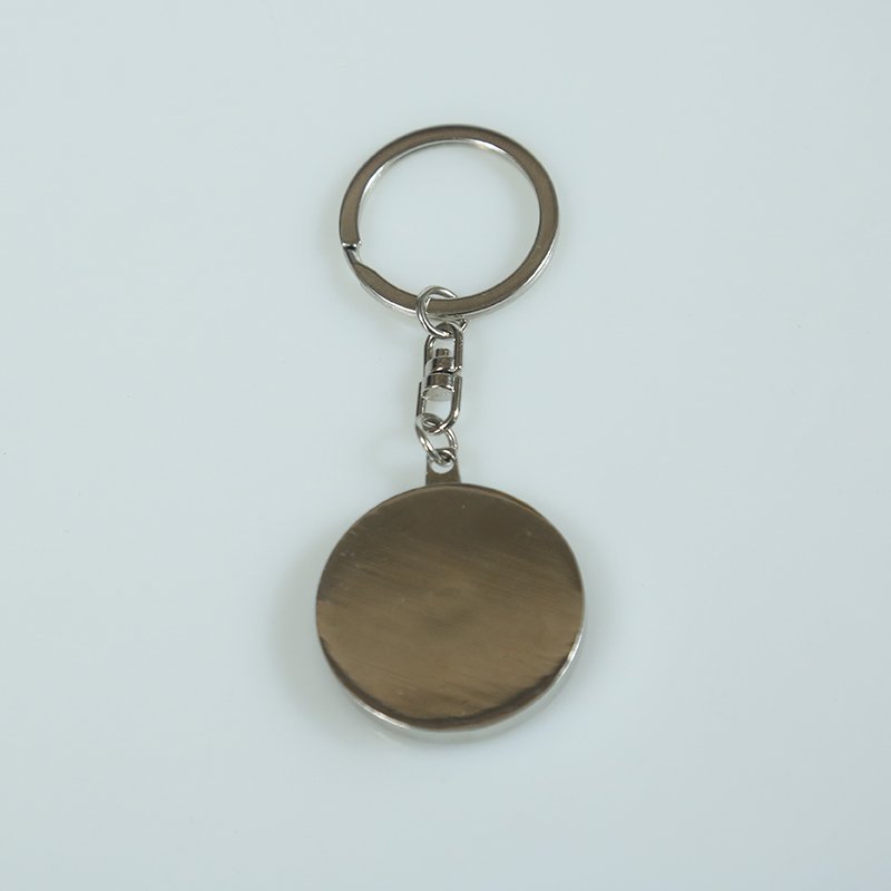 Rotating Car Rims Metal Wheel Keychain Brake Disc Modification Charm Keychain Made of Durable Zinc Alloy