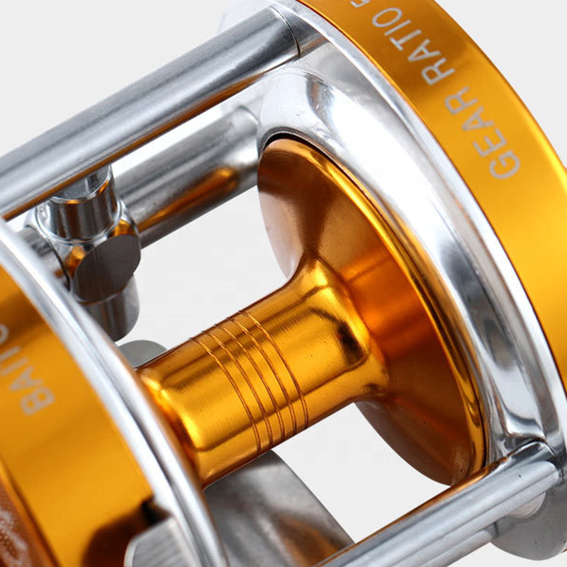 RISING China Factory Full Metal 5.2:1 Big Game Deep Sea Cable Trolling Fishing Drum Reel for Saltwater