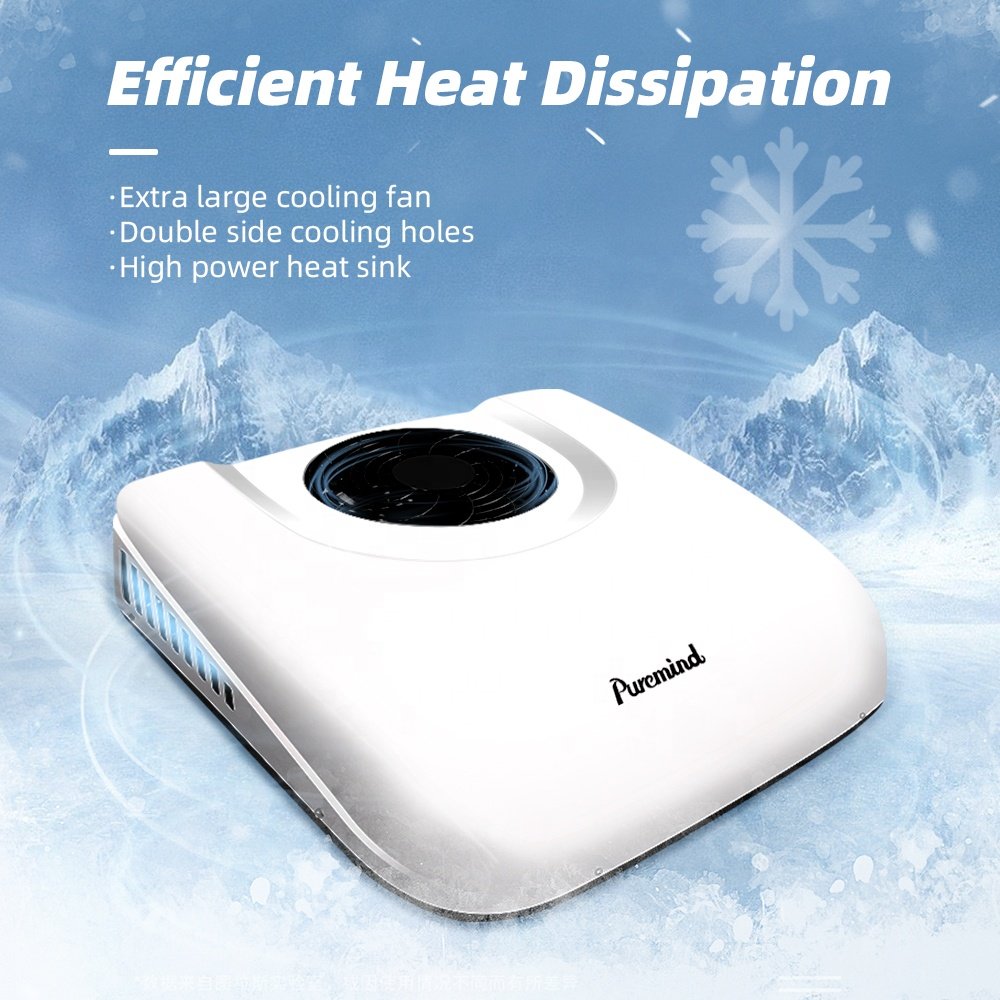 Puremind Factory Price 12v24v Air Conditioning Systems RV Rooftop Caravan Camper Car Truck Air Conditioner