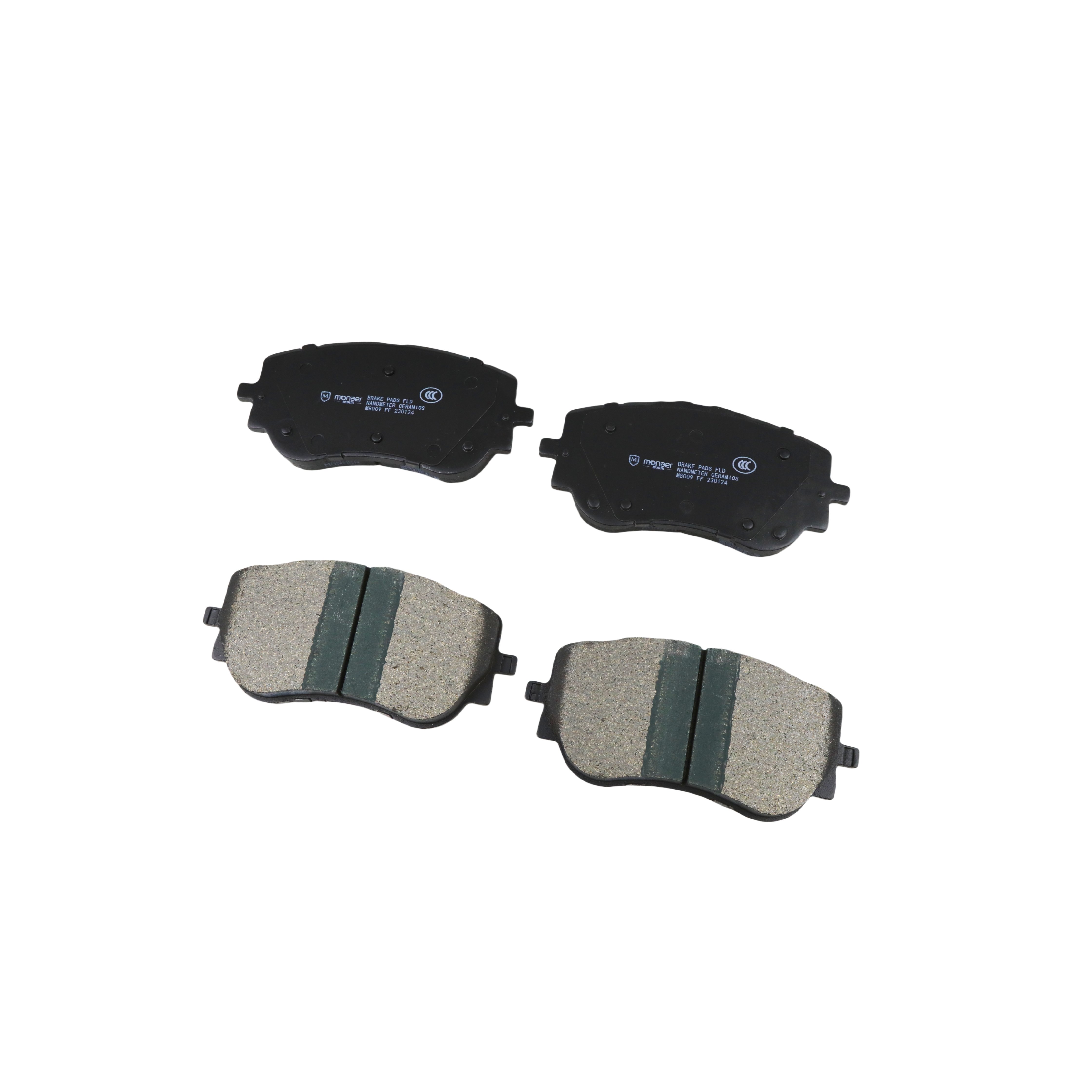 M8009 Citroen Brake Pad Manufacturer Monaer High End Ceramic Brake Pads No Sound No Dust