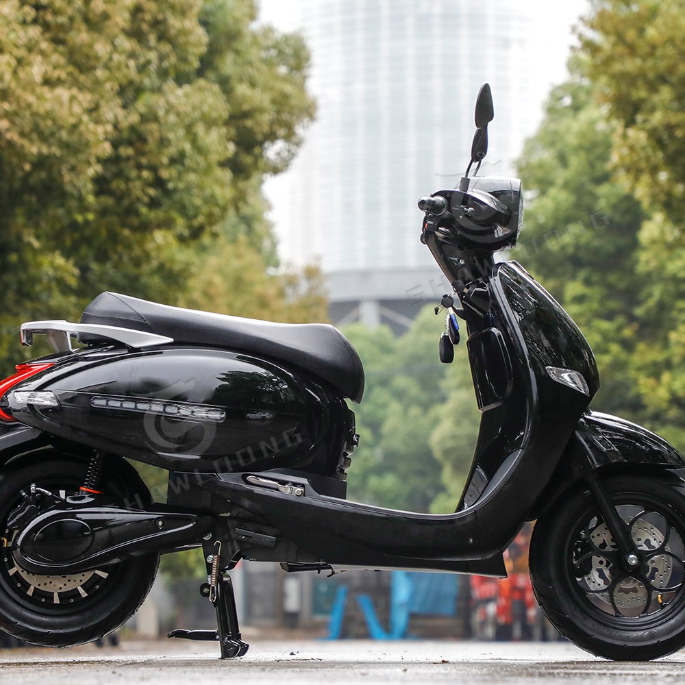 1500W Adult Mini Electric Moped Scooter With Solid Tire Made in China