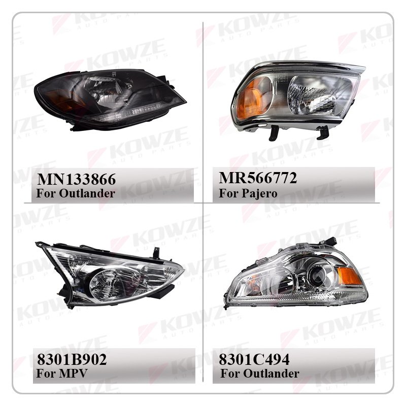 Automotive Headlight Kit for Mitsubishi Grandis 2003-2011 NA4W 8301B901 for Pajero L200 Toyota Hilux Navara Ford Ranger