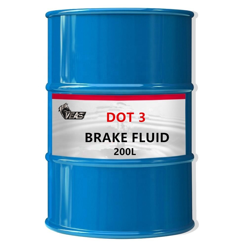 Oem Clutch Fluid Wholesale 200L Drum Brake System Lubricant Oil Clutch Fluid Dot4 Dot3 Brake Fluid for Car