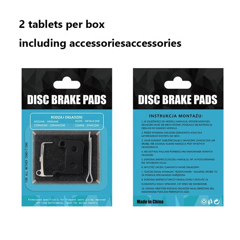 Semi-Metallic Mountain Bike Disc Brake Pads General Purpose Ketone Based Bicycle Brake Block for Oil Disc Brake System