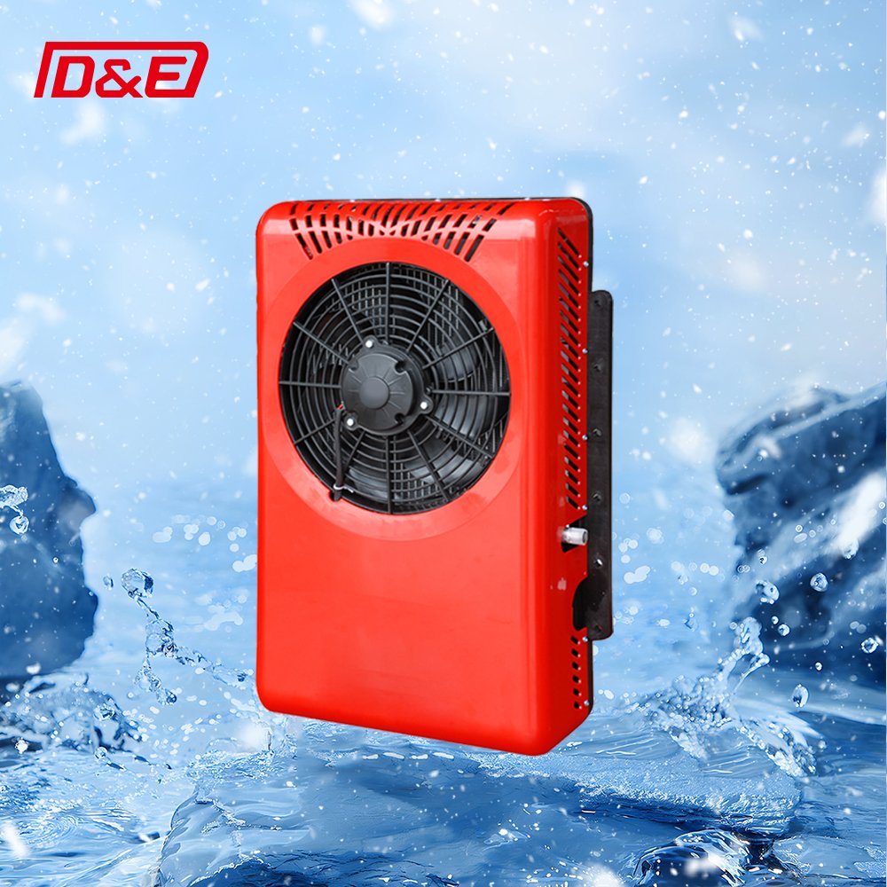 12v 24v Parking Air Conditioner Battery Power Electric A/c System APU Unit for Semi Truck Car RV Camper Tractor Excavator