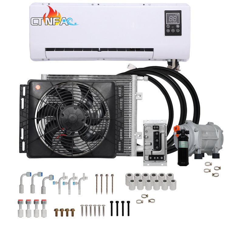 Hidden 12v/24v Parking air Conditioner air Cooler Split Parking air Conditioner Truck Automobile Engineering Vehicle
