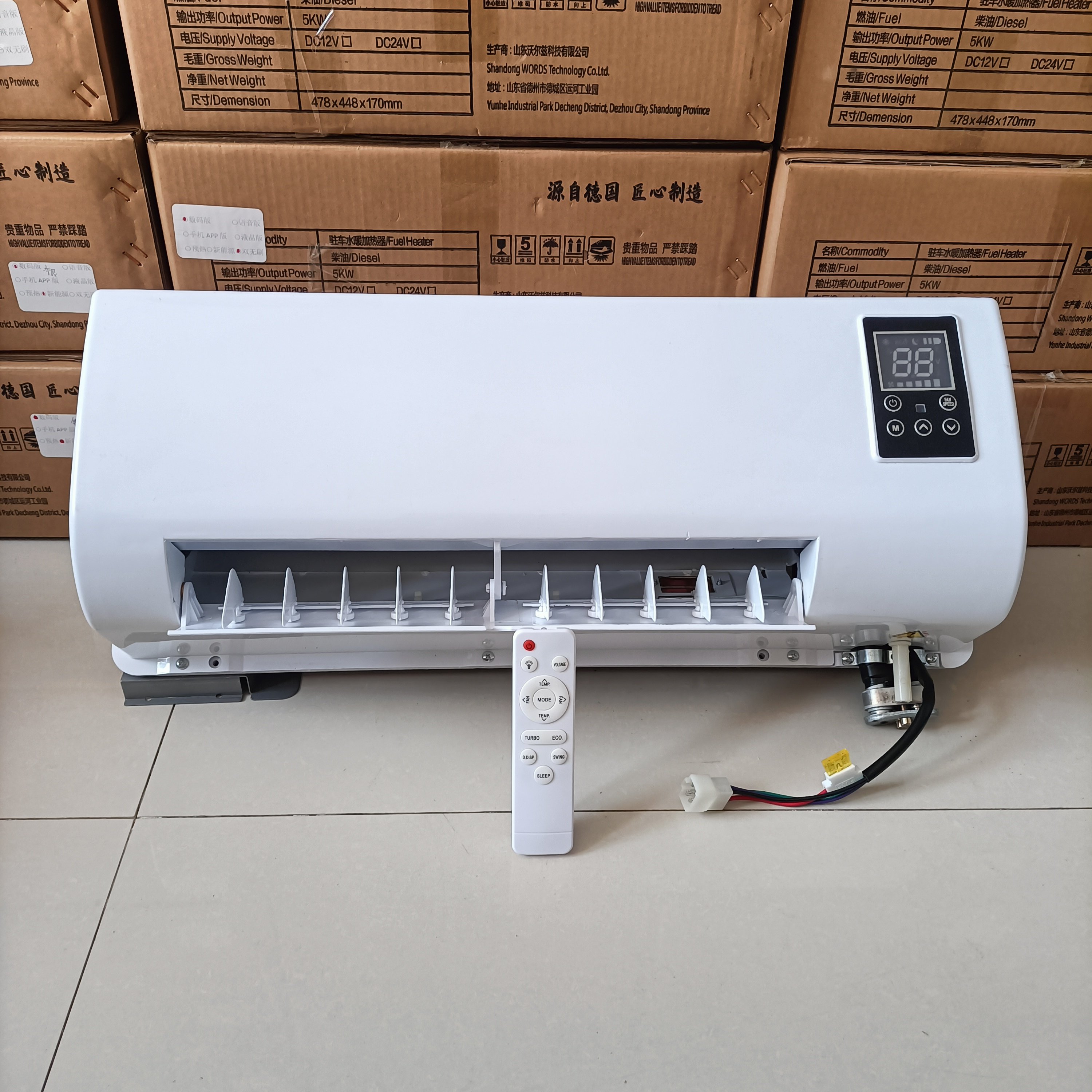 Hidden 12v/24v Parking air Conditioner air Cooler Split Parking air Conditioner Truck Automobile Engineering Vehicle