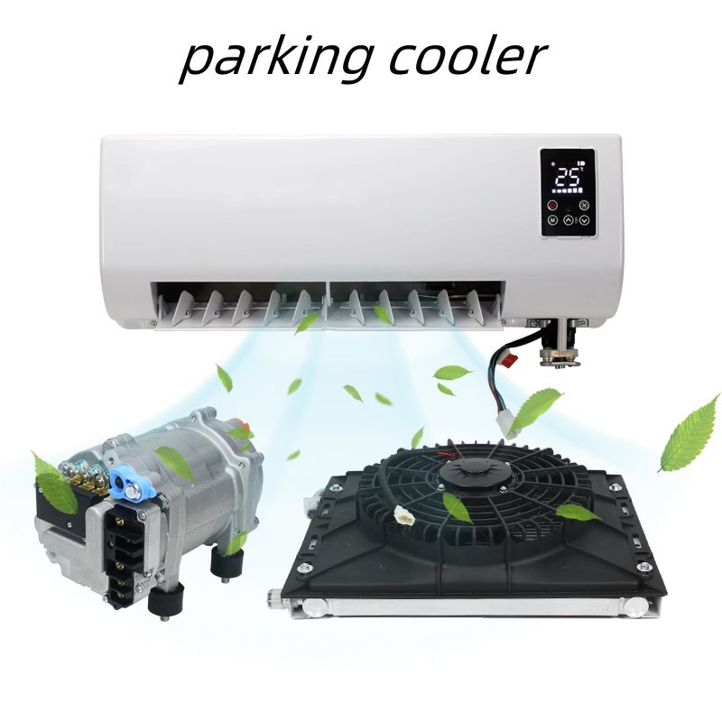 Hidden 12v/24v Parking air Conditioner air Cooler Split Parking air Conditioner Truck Automobile Engineering Vehicle