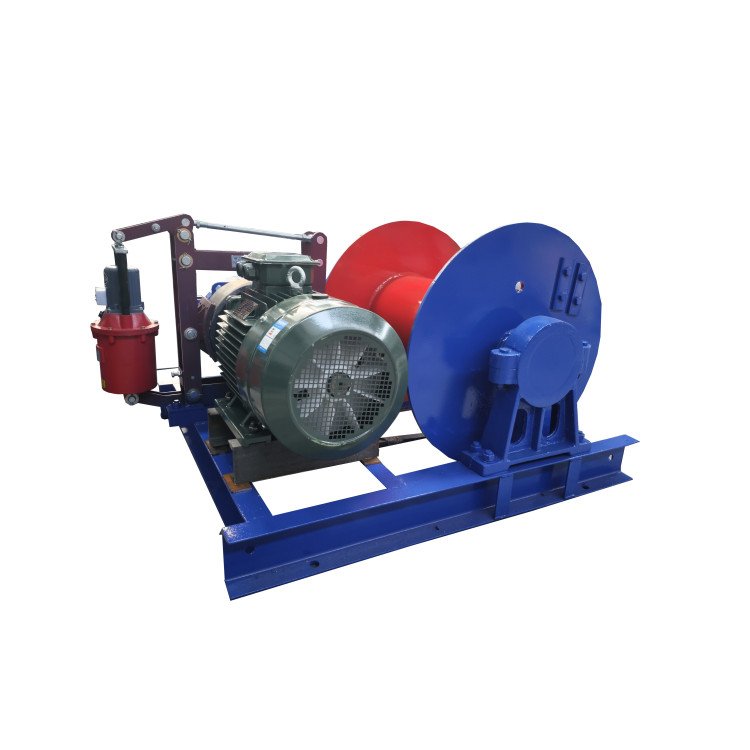 Pickup Truck Crane With Cable Winch 40 Ton Hydraulic Winch Electric Motor Pulley Winch