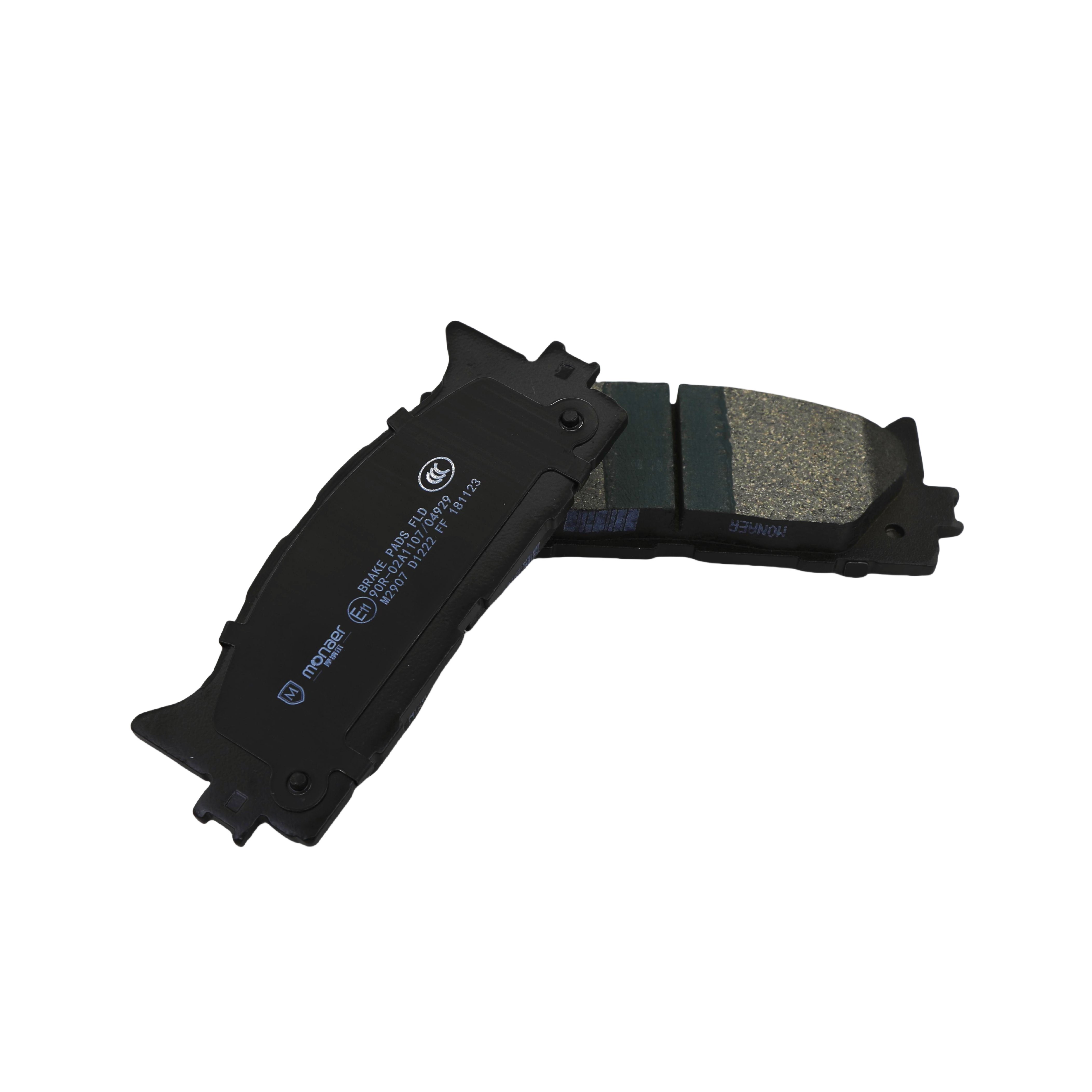 D1222 D1293 04465-06070 Auto Parts Monaer Front Axle Brake Ceramic Brake Pads for TOYOTA Camry/ LEXUS ES350
