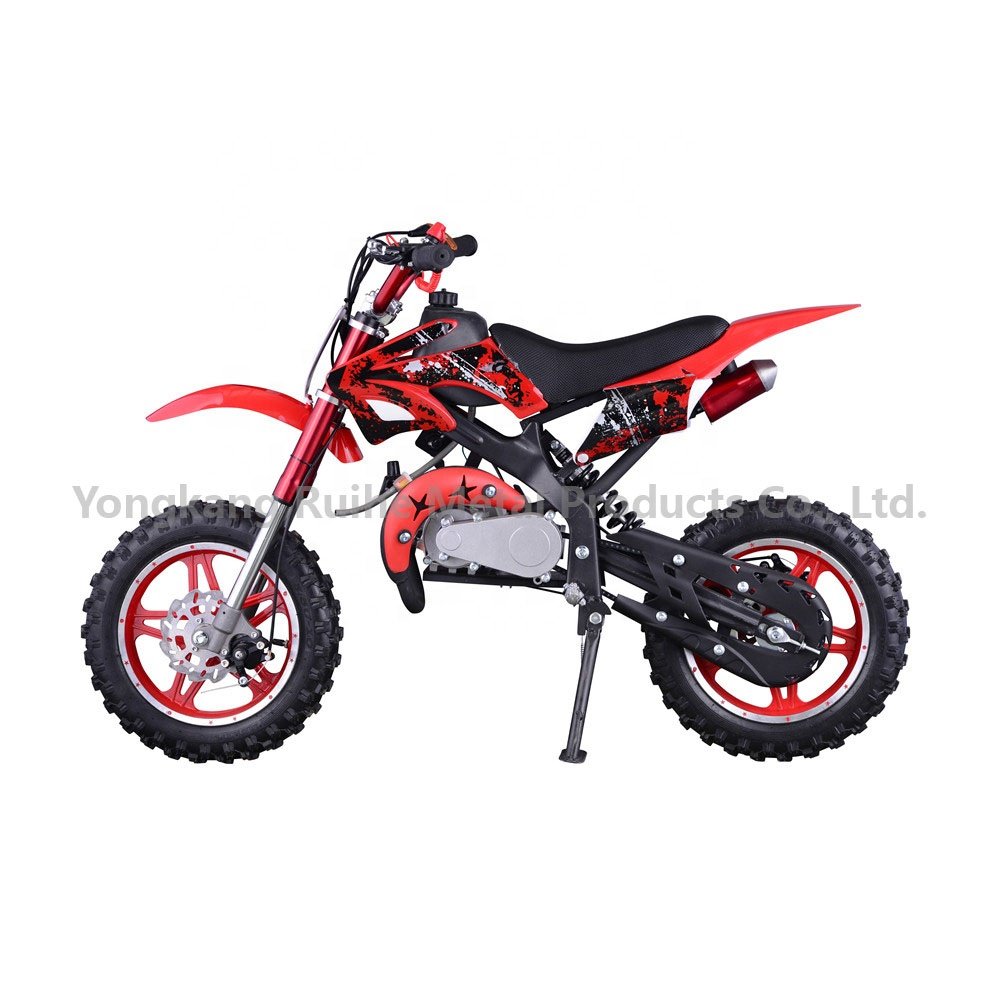 High Standard Cheap Petrol 49cc Two Stroke Aluminum Motorcycle Easy Control Mini Bike