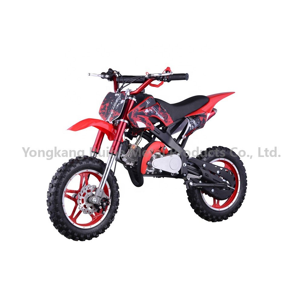 High Standard Cheap Petrol 49cc Two Stroke Aluminum Motorcycle Easy Control Mini Bike