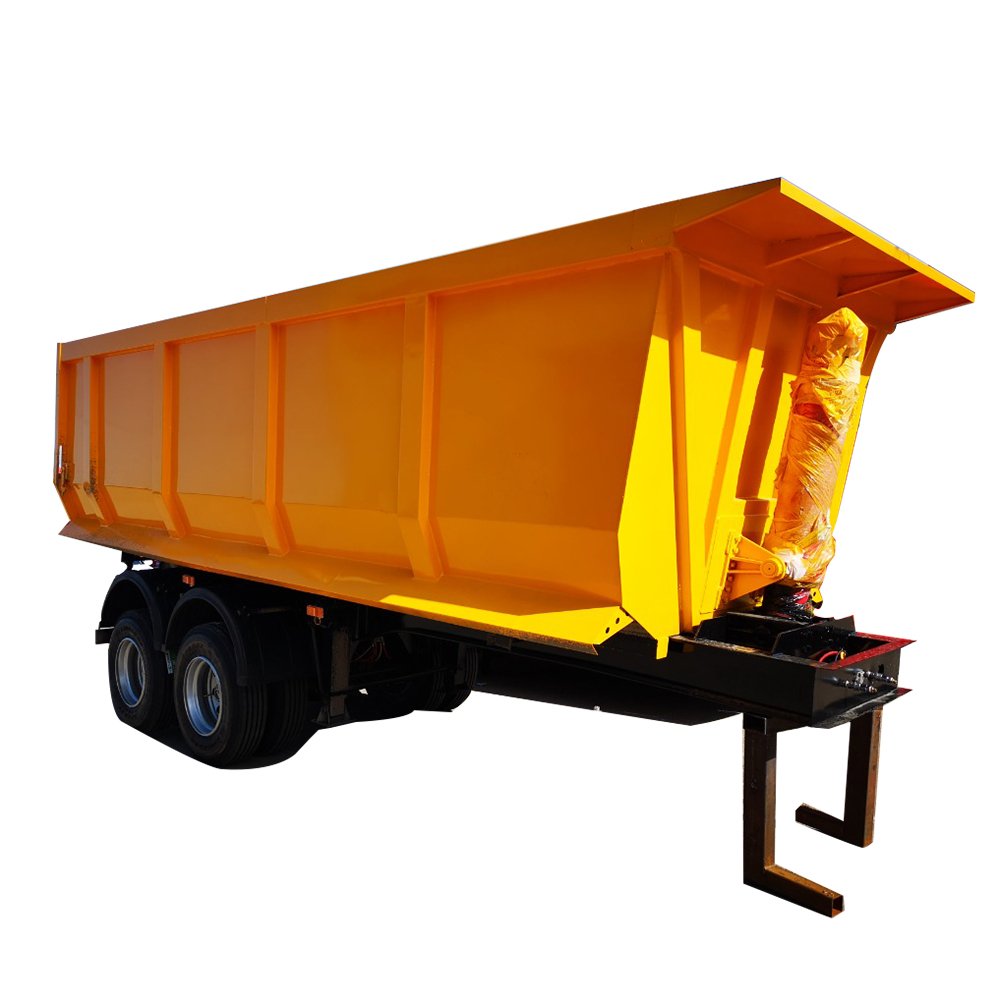 Free Shipping High Productivity U-shaped 80 Ton Semi Trailer Dump Truck Used Hydraulic Cylinder
