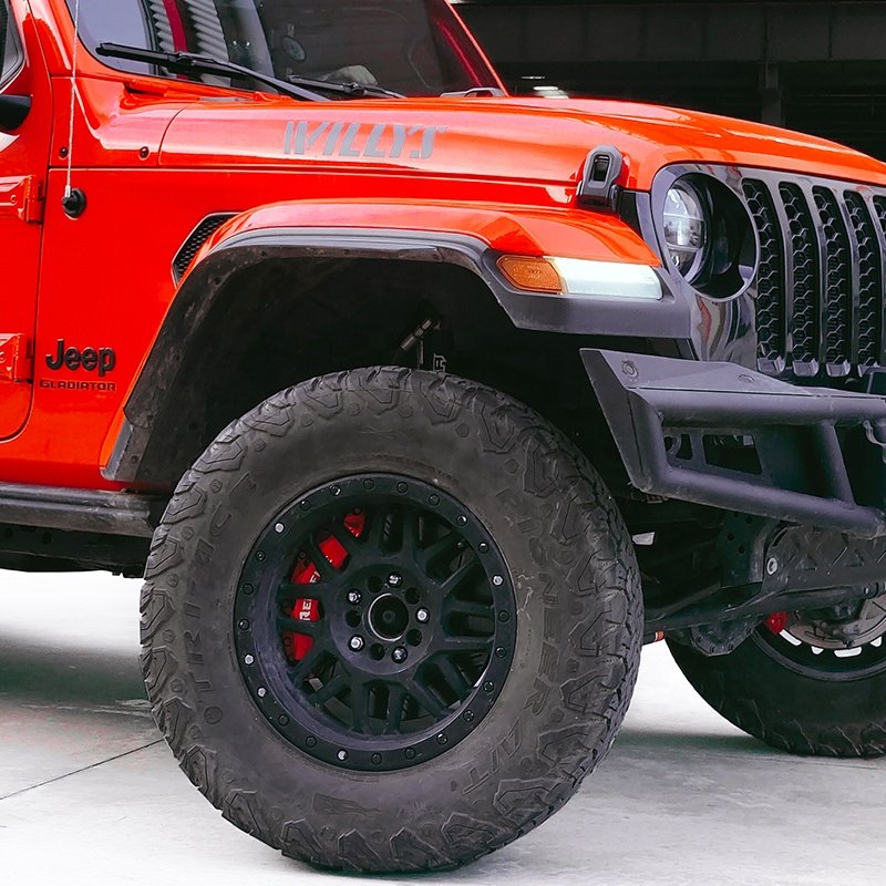 High Performance Front 6 Piston Brake Calipers Brake Kits Tuning Brake Upgrade for Jeep Wrangler Jk Jl Gladiator Jt
