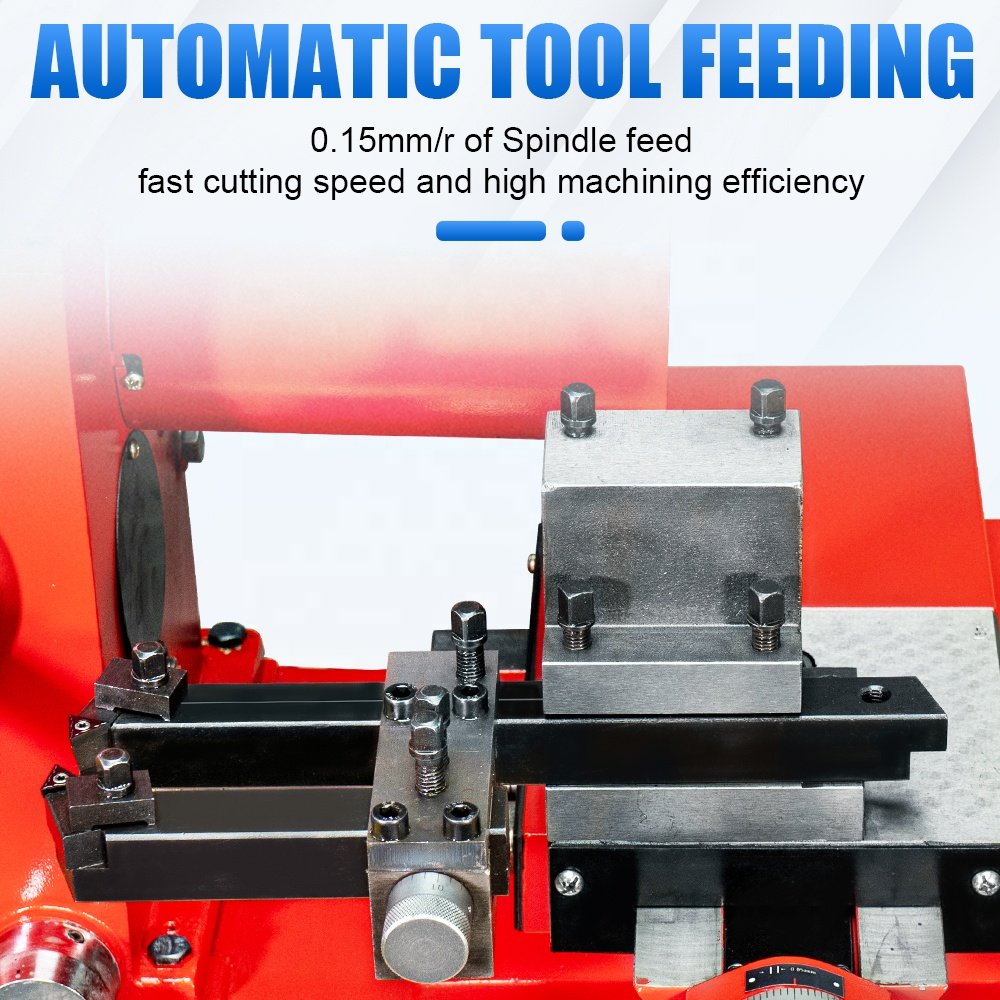 Xinjintuo Automatic Vertical Medium Duty Metal Combination Brake Disc Drum Lathe Machine
