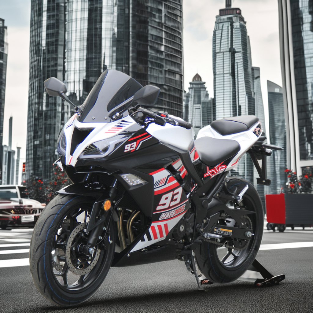 2021 Wholesale 400CC Racing Motorcycles High Speed XIAONIU 200CC 250CC Water Cooling EFI 4 Stroke Engine with ABS Gas