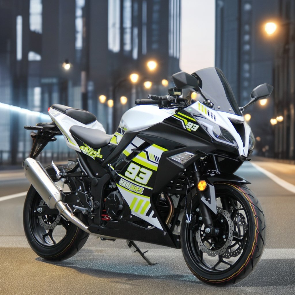 2021 Wholesale 400CC Racing Motorcycles High Speed XIAONIU 200CC 250CC Water Cooling EFI 4 Stroke Engine with ABS Gas