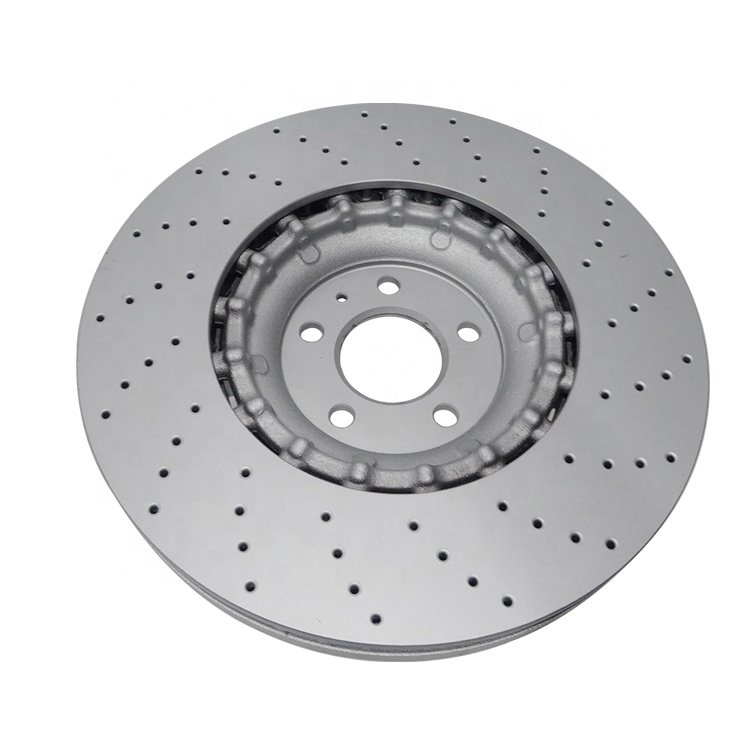 380mm Car Brake Drilled Slotted Front Disc Rotor Replacement Parts for Audi A8L D4A8 SQ5