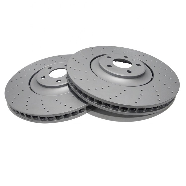 380mm Car Brake Drilled Slotted Front Disc Rotor Replacement Parts for Audi A8L D4A8 SQ5