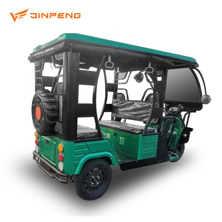 JinPeng Model WH E Rickshaw 60V1000W High Power Tuk Tuk for Passenger E Rickshaw for Six Passenger Low Price Reliable Quality