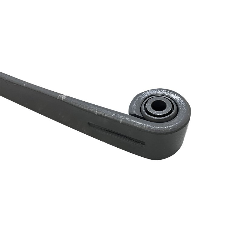 3500lbs Round Solid Camper Travel Trailer Parts Electric Brake Single Axle with Double Eyes Leaf Spring