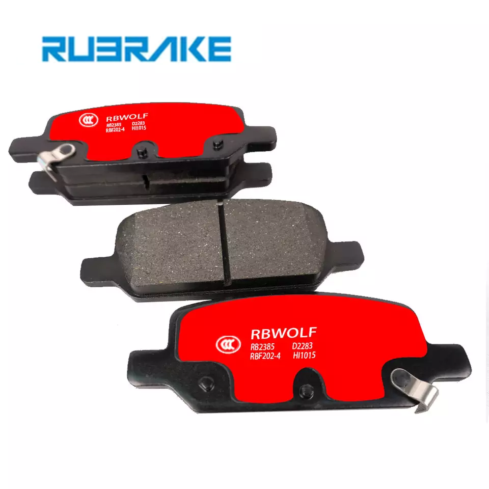 RUBRAKE RB2385 Factory Top Quality Can Manufacture Car Rear Ceramic Brake Disc Pads Padded Break Shoes