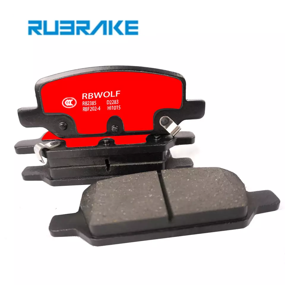 RUBRAKE RB2385 Factory Top Quality Can Manufacture Car Rear Ceramic Brake Disc Pads Padded Break Shoes