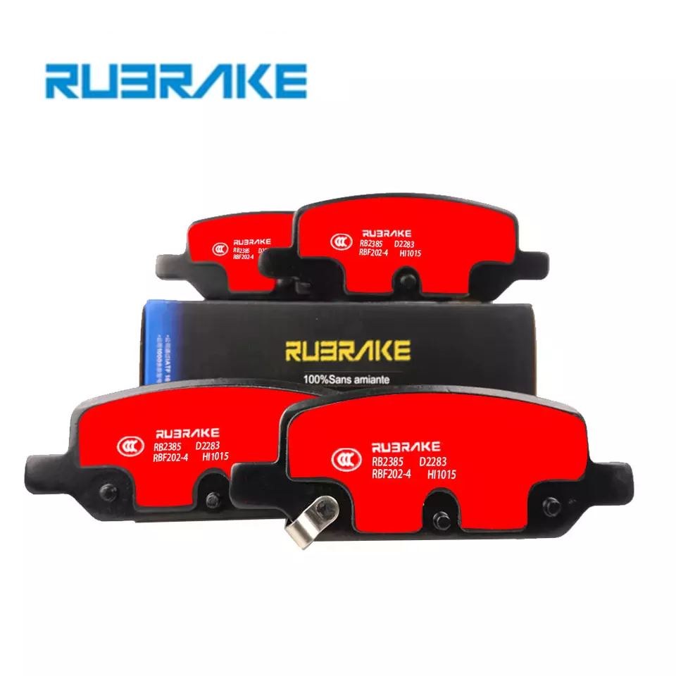 RUBRAKE RB2385 Factory Top Quality Can Manufacture Car Rear Ceramic Brake Disc Pads Padded Break Shoes