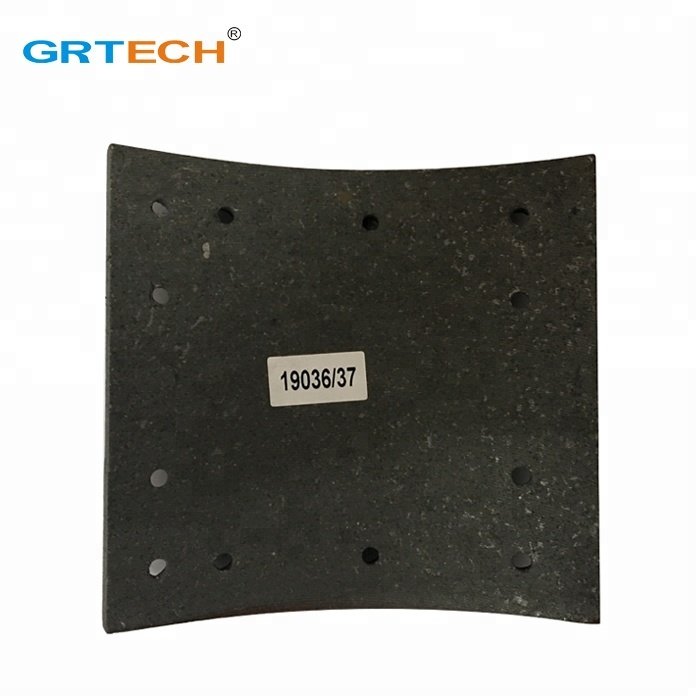 19036 19037 Ceramic Brake Shoe Lining for European Truck Bus