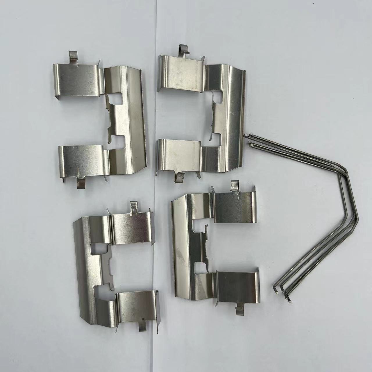 Front Anti-Noise and Clips Fit Brake Pills D1608 Repair Kit Stainless Steel Auto Brake Parts for ACURA 45022-SFE-J20