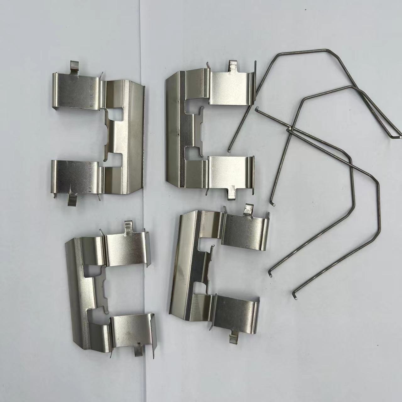Front Anti-Noise and Clips Fit Brake Pills D1608 Repair Kit Stainless Steel Auto Brake Parts for ACURA 45022-SFE-J20