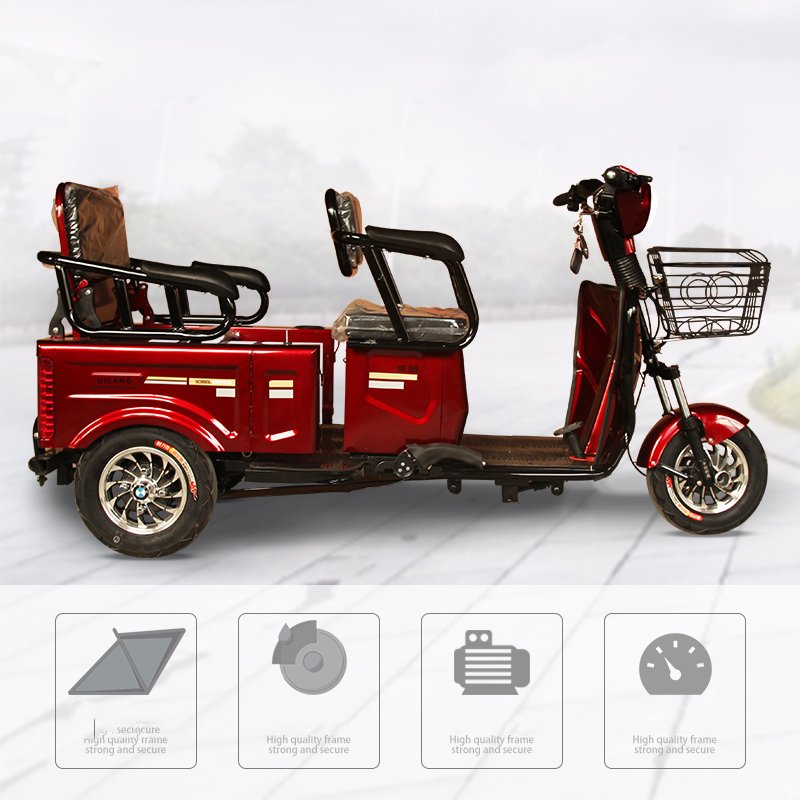 2024 Fashionable Hot Sell Electric Tricycle in Electric Scooters 3 Three Wheel for Adults/elderly