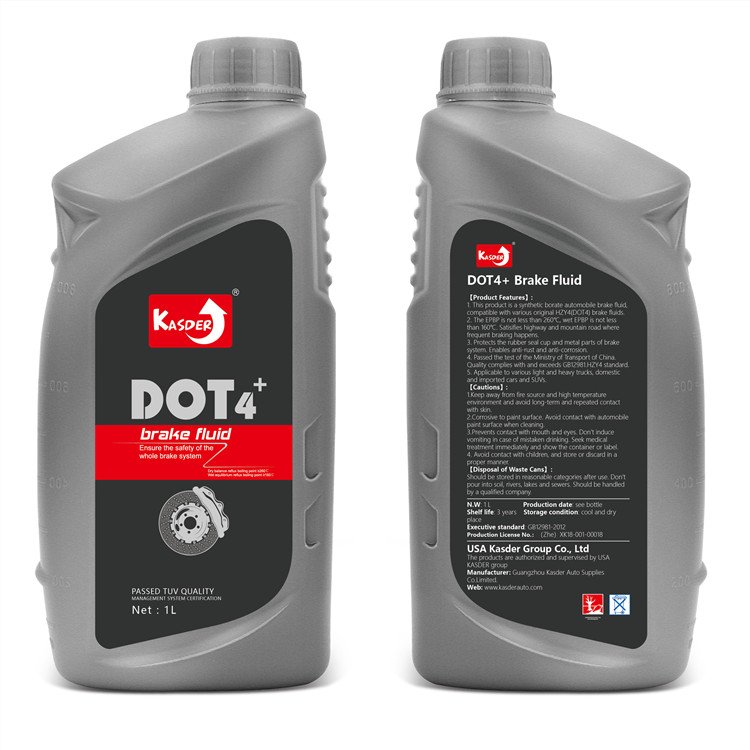 Manufacturing Plant Hydraulic Mineral Oil Clutch and Brake Fluid Dot 3 4 5 5.1 Dot3 Dot4 for Car Auto in Bulk Drums 1000ml L1