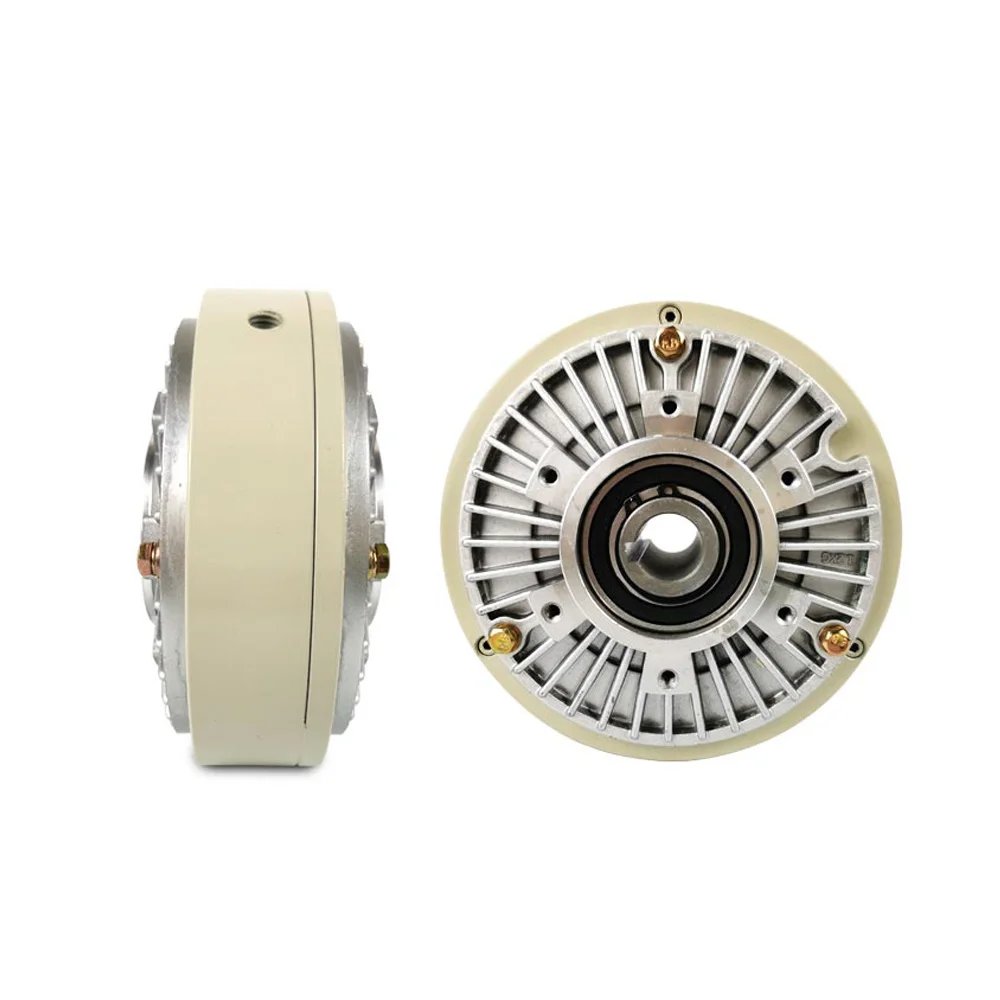 Magnetic Powder Brake Tension Controller Kit Single/Hollow Shaft DC24V 6/12/50-400Nm 0.6-40kg Unwinding 1400rpm Printing Machine